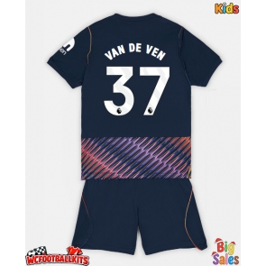 Tottenham Hotspur Micky van de Ven #37 Replica Away Stadium Kit for Kids 2026-27 Short Sleeve (+ pants)